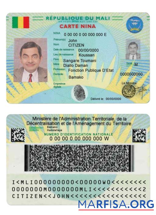Downloadable Mali Carte Nina template